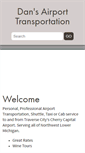 Mobile Screenshot of dansairporttransportation.com